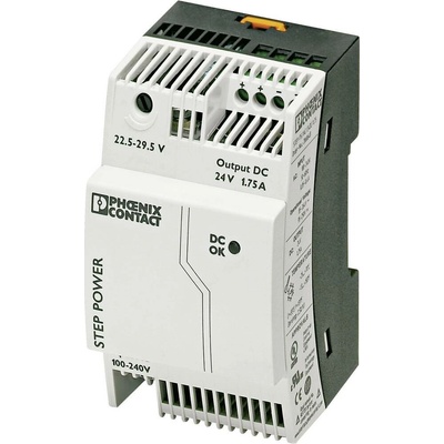 Phoenix Contact STEP-PS/1AC/24DC/1.75 sieťový zdroj na montážnu lištu (DIN lištu), 24 V/DC, 1.9 A, 42 W, výstupy 1 x