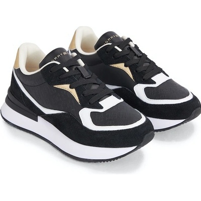 Tommy Hilfiger sneakersy Lux Monogram Runner FW0FW07816 černá