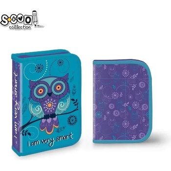 S-Cool Несесер с 1 цип scool owl, 32 части