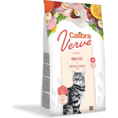 Calibra Verve Grain Free Adult Chicken&Turkey NEW 0,75 kg
