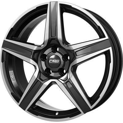 CMS C34 8x19 5x112 ET45 diamond black gloss