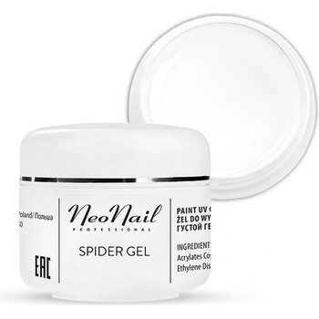 Spider LED-UV gél NeoNail biely 5 ml