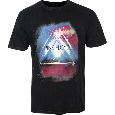 ROCK OFF Мъжка тениска Pink Floyd - Space Prism - Stone Wash - ROCK OFF - PFSTNW196MB