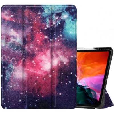 Калъф с място за Apple Pencil и функция за събуждане / сън за iPad Pro 12, 9" (2018-2022) - мъглявина (70938)