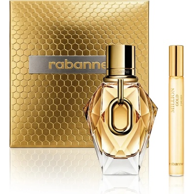 Paco Rabanne Million Gold For Her комплект за жени Eau de Parfum 90 ml + Eau de Parfum 20 ml