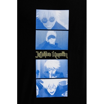 HUGO Blue Памучна тениска Hugo Blue HUGO x Jujutsu Kaisen (50554841)