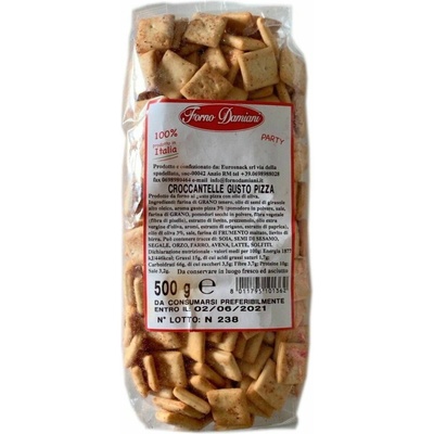 Forno Damiani slané chrumkavé krekry s príchuťou slaniny 500 g