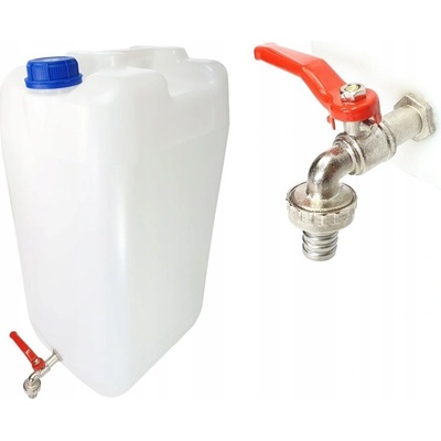 TradeMotion PROD004 Kanister s kohútikom bezfarebný 30 l