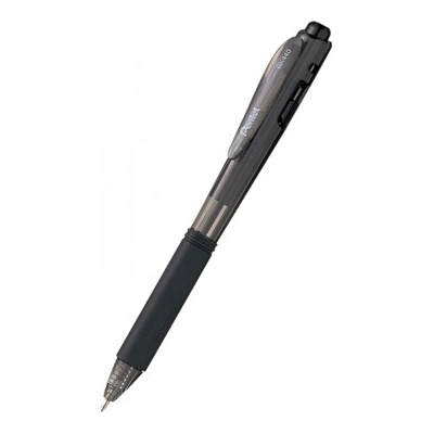 Pentel Автоматична химикалка Pentel Wow BK440, черен цвят на писане, 1.0 mm, черен, цената е за 1бр. (продава се в опаковка от 12бр. ) (OK26834)