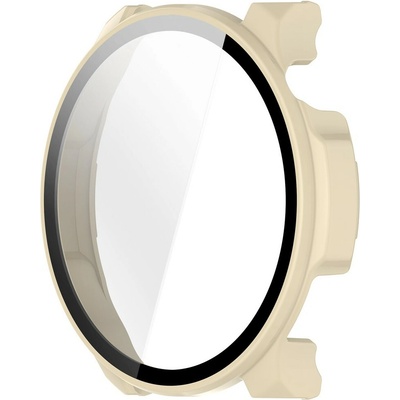 PROTEMIO 115323 PC FULL COVER Plastový kryt so sklom pre Xiaomi Amazfit Balance 2 IVORY