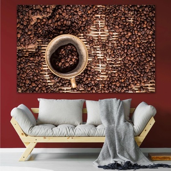 Vivid Home Декоративни панели Vivid Home от 1 част, Кафе, PVC, 100x65 см, №0830