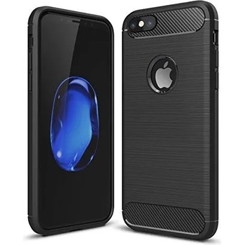 Apple Anti Shock гръб Carbon за IPhone 7/8 Plus, Черен (3167)