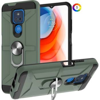 Motorola Moto G Play (2021) Удароустойчив Ring Holder Калъф и Протектор