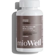 MioWell Renewing Vitamíny na vlasy pre ženy 60 gumených medvedíkov s biotínom a zinkom