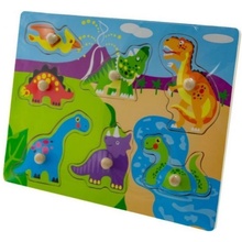 Tulimi zábavné puzzle vkládací Dinosauři