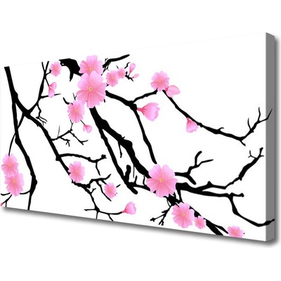 Obraz na plátne Stonky kvety umenie 100x50 cm