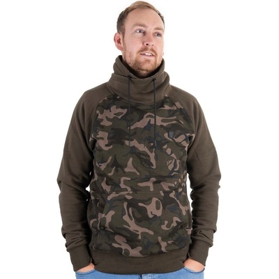 Fox Mikina Khaki Camo High Neck – Zboží Dáma
