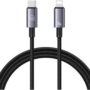 USAMS Кабел USAMS за Lightning 30W 1 м, сив - сравнение на цена/качество (Usa001356)