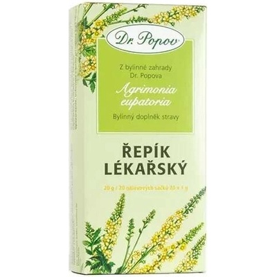 Dr. Popov Řepík lékařský nať 20 x 1 g
