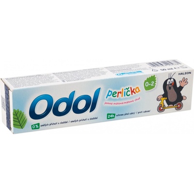 Odol Perlička Krtko mätová chuť detská 50 ml