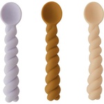 OYOY Mellow детски лъжички, топли цветове, 3 бр (M107155)
