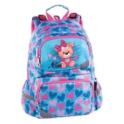 PULSE Раница Anatomic Teddy, синьо-розова (122290)