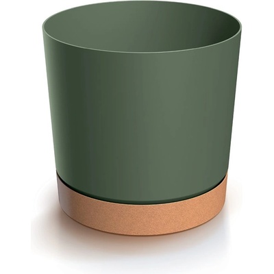 Prosperplast Květináč TUBO PM 12,8cm tmavě zelený