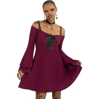 KILLSTAR дамска рокля KILLSTAR - Dark Myth - червена - KSRA011148