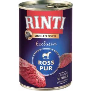 RINTI Pur Adult - консерва за кучета с 100% конско месо, подходяща за чувствителни кучета - 400 гр - Германия