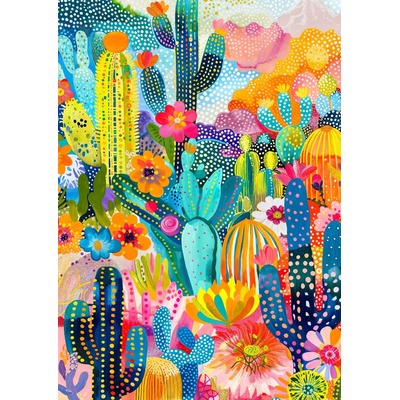 Enjoy - Puzzle Cacti Land - 1 000 piese