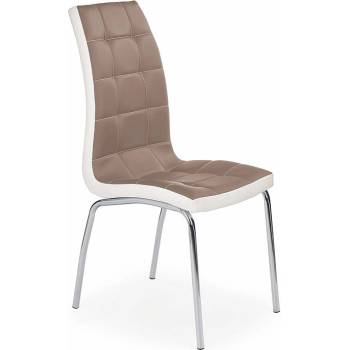 Halmar Трапезен стол k186 капучино/ бяло