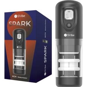  Мастурбатор с тласкаща и въртяща функция - SVibe Ikon Spark (D-245137)