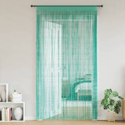 vidaXL Завеси от канап, 2 бр. , тюркоазени, 100x250 см (4102039)