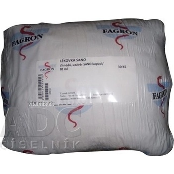 Fagron Liekovka 10 ml hnedá SANO kvapkací uzáver, sáčok 30 ks