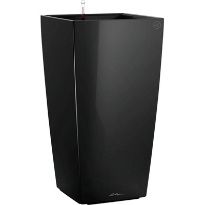 Lechuza Květináč Cubico Premium 30 černá lesklý 30 x 30 x 56 cm – Hledejceny.cz