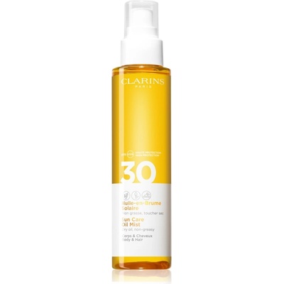 Clarins Sun Care Oil Mist сухо олио за коса и тяло SPF 30 150ml