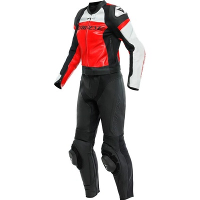 Dvojdielna kombinéza Dainese MIRAGE SUIT čierna/červená/biela