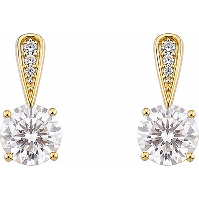 Ornamenti Pozlacené náušnice Zirconia gold SA300133