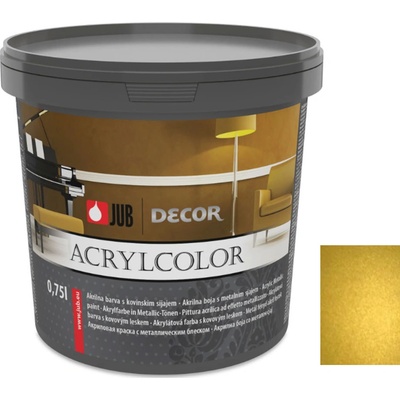 Jub Acrylcolor 0,75 l zlatá metalic