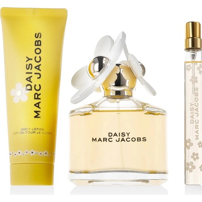 Marc Jacobs Daisy EDT 100 ml + tělové mléko 75 ml + EDT 10 ml pro ženy dárková sada