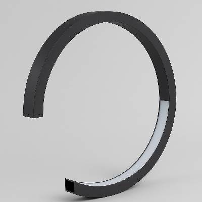 ПРОФИЛ АЛУМИНИЕВ wave 1/2 Ф1000 50x50+ДИФУЗЕР К-КТ ral (5803-0.50ral)