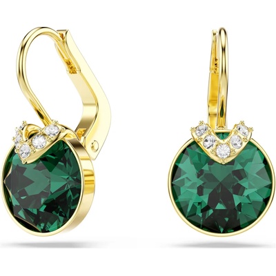 Swarovski Stylové pozlacené náušnice se Swarovski krystaly Bella 5735389
