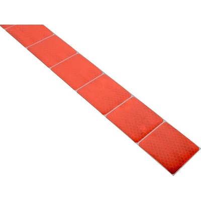 Compass reflexná páska samolepiaca delená 1m x 5cm červená 01546
