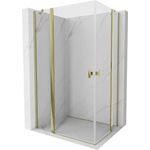 Mexen Mist Duo душ кабина отваряща се 90 x 85 см, прозрачна, златна - 8A4-090-085-50-00 (8A4-090-085-50-00)