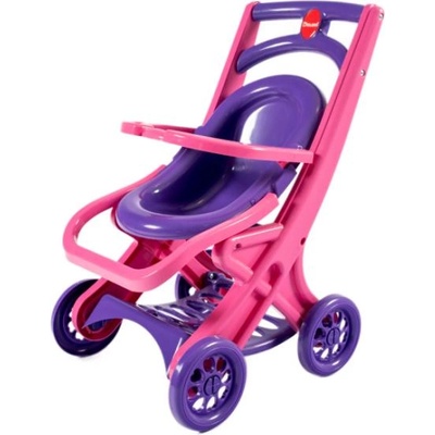 Doloni Количка за кукли 3 в 1 - розово/лилаво