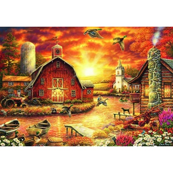Bluebird Puzzle - Puzzle Pinson: Honey Drip Farm - 1 000 piese