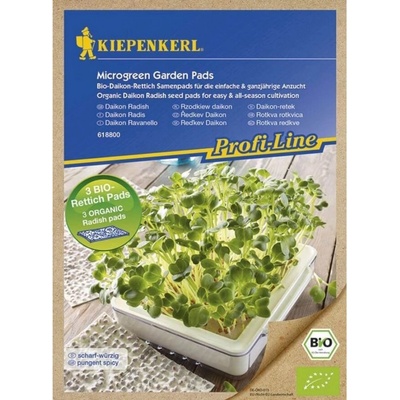 Kiepenkerl Semená Microgreen zahrádka BIO Reďkev Daikon