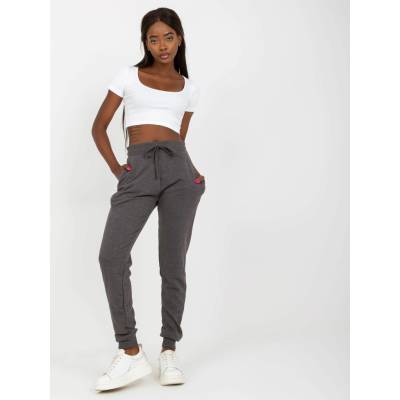 Basic feel good dámske tepláky jogger run B-005.05_389334 tmavo sivé