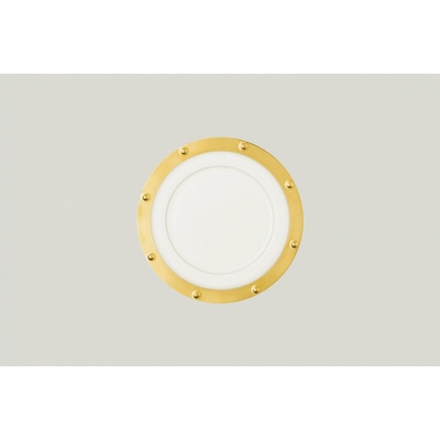 RAK Porcelain Golden talíř kulatý Queen Golden 22 cm RAK-KQRP22