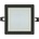 UltraLux Led Стъклен панел за вграждане, Квадрат, 18w, 4200k, 220-240v ac, (lpsg1842bl)